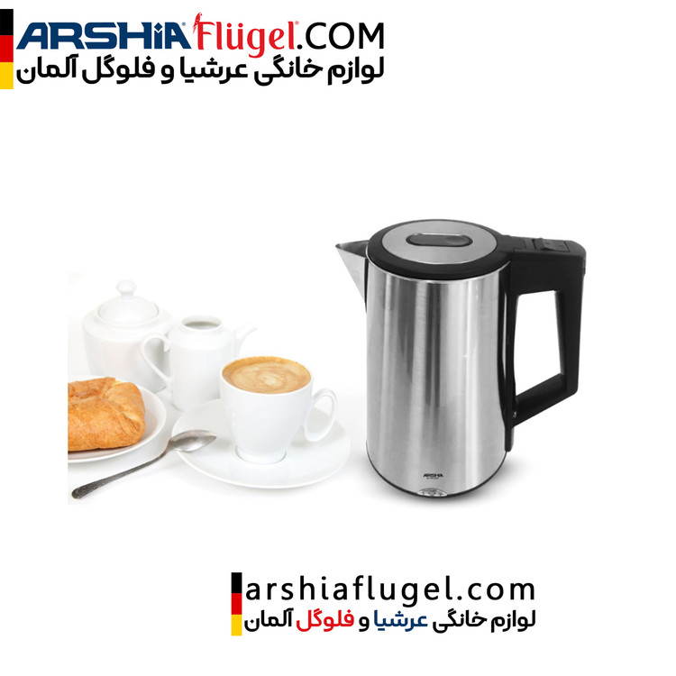 کتری برقی استیل 1800 وات عرشیا مدل EK133-2392