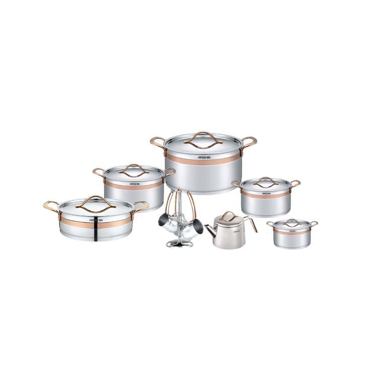 سرویس قابلمه استیل عرشیا مدل SS270-3280