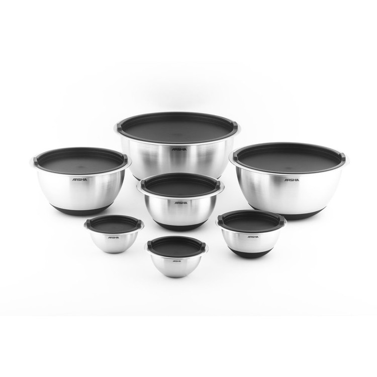 ظرف 14 پارچه استیل درب دار عرشیا مدل MB278-3412