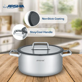 قابلمه استیل کف لیزری عرشیا 18سانتی متری مدل SS050-3538