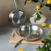 ماهی تابه تک دسته استیل 22 سانتی عرشیا ARSHIA مدل SS16-3564