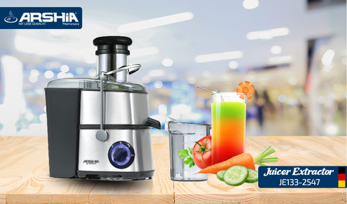 آبمیوه گیر تک کاره 1000 وات مشکی JE133-2547