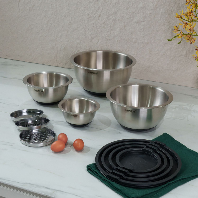 سرویس کاسه مخلوطکن ۱۲ تکه عرشیا مدل MB278-3638