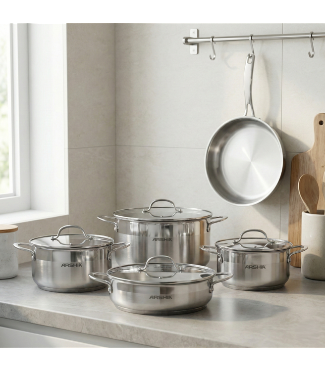 سرویس استیل 9پارچه عرشیا مدل SS339-3842