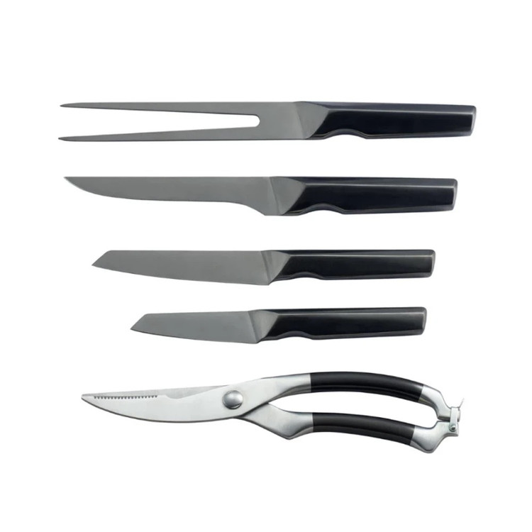 سرویس کارد و چاقوی 10 تکه تیتانیومی عرشیا مدل KS112-3269